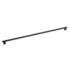 Richelieu Hardware 25-3/16 in. (640 mm) Center-to-Center Matte Black Contemporary Drawer Pull BP905640900