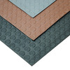 Goodyear Goodyear Coin-Pattern Rubber Flooring -- 3.5mm x 36" x 4ft - Black 03-273-36-BK-04