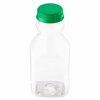 Tricorbraun 16 Oz Pet Pinch Clear, Square, 43Tamper Evident, Juice, W/ Green P/P Tamper Evident Closure 141686