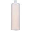 Tricorbraun 16 oz Natural HDPE Plastic Cylinder Round Bottle- 24-410 Neck Finish 027515