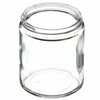 Tricorbraun 8 Oz Glass Jar, Round, Flint, 70-400 Straight Sided Cream 052093