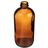Tricorbraun 16 oz Amber Glass Boston Round Bottle-  28-400 Neck Finish 012671