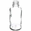 Tricorbraun 50 Ml Glass Boston Round, Round, Flint, 18Mm Spec Finish Euro Dropper Bottle 600122