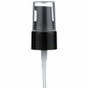 Tricorbraun 20-410 P/P Lotion Pump Black Clear Hood, 4 Inch Dip Tube Treatment 600257