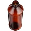 Tricorbraun 16 oz Light Amber PET Plastic Modern Round Bottle- 28-410 Neck Finish 028202