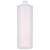 Tricorbraun 32 oz Natural HDPE Plastic Cylinder Round Bottle- 28-410 Neck Finish 029704