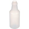 Tricorbraun 16 oz Natural HDPE Plastic Round Carafe/Decanter Bottle- 28-400 Neck Finish 027776