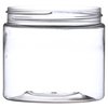 Tricorbraun 16 oz Clear PET Plastic Straight Sided Jar- 89-400 Neck Finish 028691