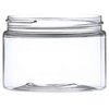 Tricorbraun 12 oz Clear PET Plastic Round Jar- 89-400 Neck Finish 027267