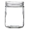 Tricorbraun 16 oz Glass Round Wide Mouth Jar 83-405 Neck Finish, Clear 012827