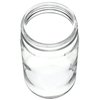 Tricorbraun 32 oz Glass Round Straight Sided Jar 89-400 Neck Finish, Clear 052096