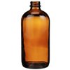 Tricorbraun 16 oz Amber Glass Boston Round Bottle-  28-400 Neck Finish 012671