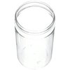 Tricorbraun 32 oz Clear PET Plastic Straight Sided Jar- 89-400 Neck Finish 030358