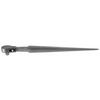 Klein Tools 1/2" Drive 24 Geared Teeth Pear Head Style Hand Ratchet, 15" L, Black Oxide Finish 3238