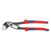 Knipex 7 1/4 in V-Jaw Water Pump Plier Serrated, Bi-Material Grip 88 02 180 SBA