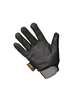 Mcr Safety Leather Gloves, S, High Visibility Orange, PR 921S