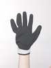 Mcr Safety Latex Coated Gloves, Palm Coverage, Black/Gray, L, PR 9688VL