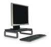 Kensington Plastic Monitor Stand, 80 lb. Capacity, Black/Gray K60089