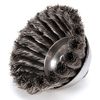 Weiler Cup Wire Brush, Threaded Arbor, 3-1/2" 97427