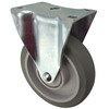 Zoro Select Rigid Plate Caster, TPR, 5 in., 280 lb. 2G063