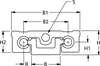 Thomson Linear Guide, Width 2.000 In, Length 18 In 2DA0800BL18