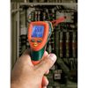 Extech Infrared Thermometer, Backlit LCD, -58 Degrees  to 1832 Degrees F, Single Dot Laser Sighting 42512