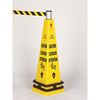 Tough Guy Safety Cone, 36 in Height, 12 3/4 in Width, Polypropylene, Cone, English, Spanish 2LEC6