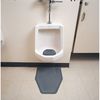 Impact Products Black/Orange Mini-Diamond Studded Top Toilet Floor Mat 23" W x 21-5/8" L, 1/8" 2LHK1