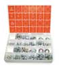 Itw Bee Leitzke Zinc Plated Finish Steel Nylon Insert Hex Lock Nut Assortment, 267 pc. WWG-DISP-LNUT267