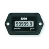 Enm Hour Meter, LCD, 2-Hole, 4.5 to 28VDC T1121BB