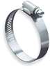 Zoro Select Worm Gear Hose Clamp, 3/8 to 7/8 in, 201 Stainless Steel, 6 SAE Number, 10 Pack 5706