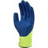 Ansell Hi-Vis Cut Resistant Coated Gloves, A3 Cut Level, Natural Rubber Latex, 2XL, 1 PR 80-400