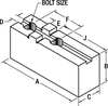 H&R Manufacturing Chuck Jaw, Soft, T/G, 10 In Chucks HR-452