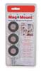 Magclip 1-1/2 in. Black Magnetic Mag Mount Tool Holder 3 Pack 72453