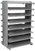 Akro-Mils Steel Pick Rack, 36 in W x 60 in H x 24 in D, 16 Shelves, Gray APRD