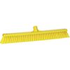 Vikan 24 in Sweep Face Broom Head, Soft/Stiff Combination, Synthetic, Yellow 31946