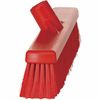 Vikan 16 in Sweep Face Broom Head, Medium, Synthetic, Red 31794
