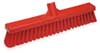 Vikan 16 in Sweep Face Broom Head, Medium, Synthetic, Red 31794