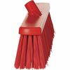 Vikan 19 in Sweep Face Broom Head, Stiff, Synthetic, Red 29204