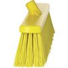 Vikan 2 1/2 x 19 in Sweep Face Broom Head, Stiff, Synthetic, Yellow 29206
