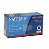 Ansell SafeGrip, Latex Disposable Gloves, 11 mil Palm, Latex, Powder-Free, S, 50 PK, Blue SG-375-S