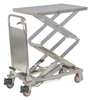 Zoro Select Scissor Lift Table, 220 lb. Cap, 17-1/2"W, 27-1/2"L CART-200-D-PSS