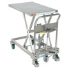 Zoro Select Scissor Lift Table, 550 lb. Cap, 19-1/2"W, 31-1/2"L CART-550-SS