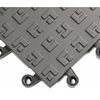 Wearwell Interlocking Antifatigue Mat Tile, Vinyl, 18 in Long x 18 in Wide, 7/8 in Thick, 10 PK 566