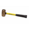 Ampco Safety Tools Not Applicable Round Point Shovel, Aluminum Blade, 25-3/4 in L Yellow Fiberglass Handle S-83FG