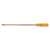 Ampco Safety Tools Non-Sparking Slotted Screwdriver 3/8 in Round S-50