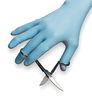 Condor Nitrile Disposable Gloves, 3.15 mil Palm, Nitrile, Powder-Free, S ( 7 ), 100 PK, Blue 2VLY2