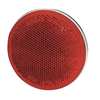Grote Reflector, Sealed, Stick-On, Red, Dia 3 In 40062