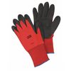 Honeywell North Foam Nitrile Coated Gloves, NorthFlex Red, Palm Coverage, Abrasion Level 4, Red/Gray, L, 1 Pair NF11/9L