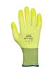 Honeywell North PVC Hi-Vis Coated Gloves, Palm Coverage, Yellow, M, PR NF11HVY/8M